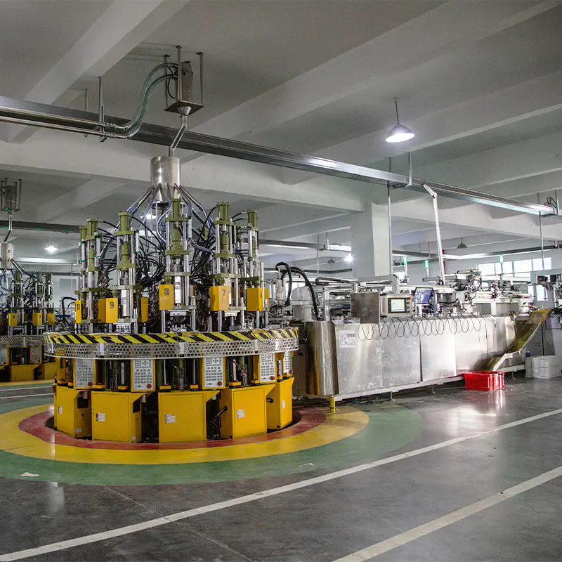 Automatische Produktionslinie mit zwei Steckern nach nationalem Standard